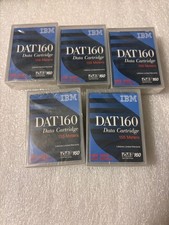 NEW SEALED 5PK 23R5635 IBM DAT160 DDS-6 160GB DATA CARTRIDGE DAT 160( 5 PACK ) picture