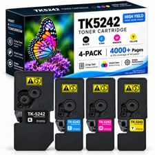 TK5242 Toner Cartridge 4Pack Compatible for TK-5242 ECOSYS P5026cdn M5526cdn picture