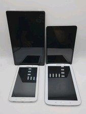 Lot 4 Tablets Apple iPad Samsung Amazon Excellent & Good Cosmetic Condition Read picture
