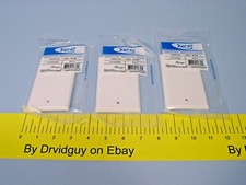 Lot of 3 ICC IC630EB0WH Faceplate; 1-Gang; Blank; White picture