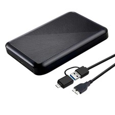 Tianken Ultra Slim Portable External Hard Drive USB 3.0 HDD 250GB, Black  picture