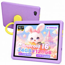2026 New Kids Tablet 10 inch Android 16 Tablet 24GB+128GB Wifi 6 GMS Shockproof picture