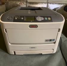 Oki C610 SERIES N31193A Workgroup Digital LED Color Laser Printer - Working picture