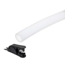 3.28 ft Tubing 13mm ID x 15mm OD with Cutter Milky White picture