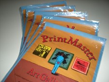 PrintMaster Art Gallery 1 for IBM. Extra graphics for PrintMaster. Rare. Sealed. picture