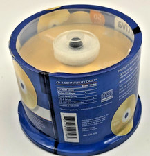 Ativa CD-R Recordable CD Media Spindle 80Minute 700MB Gold Discs Pack Of 50 New picture