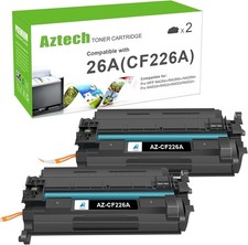 2 Pack Aztech CF226A Toner Cartridge for HP LaserJet Pro M402n M426fdw Printer picture