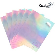 Lot Koala Round Labels 2 in, Circle Holographic Sticker Paper for Inkjet Laser picture