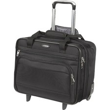 Samsonite Dkx Wheeled Tote Black Ballastic Nylon Padded Laptop Compartment picture
