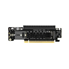 PHDK PH4235 PCIe 5.0 Quad M.2 NVMe RAID Card x8x4x4 Bifurcation VROC picture