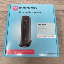 Motorola MB7420-10 DOCSIS 3.0 Cable Modem 16x4 686 Mbps Xfinity Spectrum Tested picture
