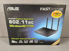 ASUS RT-AC66R 802.11ac Dual-Band Gigabit 4-Port Router Wireless AC1750 5G WiFi picture