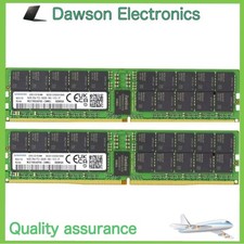 Samsung 128GB 2X64GB DDR5 5600MHz PC5-44800 RDIMM Memory RAM (M321R8GA0PB0-CWM) picture
