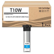 1 Pack T10W T10W200  Ink Cartridge for Work Porce Pro WF-C5390 WF-C5890 Printer picture