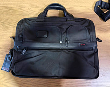 Tumi T-Pass Black Nylon Laptop Briefcase picture