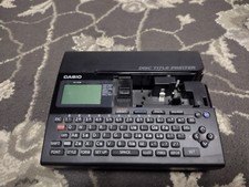 Casio CW-K85 Thermal Disc Title Printer Used Works Battery Operated picture