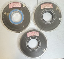 Lot of 3 Scotch 8104J Computer Tape Reels 1600 BPI 9 Track Vintage 1970s picture