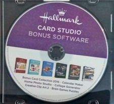 Hallmark Card Studio Bonus Software CD-ROM  card collection, photo studio,..NEW picture