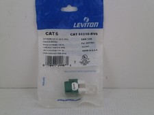 LEVITON EXTREME CAT 6+ JACK  CAT61110-RV6   *NEW ORIGINAL SEALED PACKAGE* picture