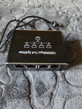 Ethernet Splitter 1 to 4, 1000Mbps High Speed Ethernet Cable Splitter picture