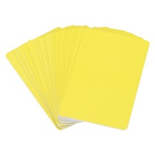 20 Pcs Blank PVC Cards Inkjet Plastic ID Card CR80 30 MIL Frosted Yellow picture
