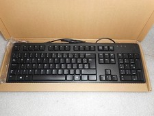 NEW Genuine Dell DJ484 Black USB Canadian French Multilingual Keyboard picture