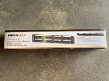 SIGNAMAX 48458MD-C5E 48-PORT CATEGORY 5E HIGH-DENSITY PATCH PANELS RACK MOUNT picture