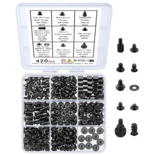 420Pcs Computer Screws, Motherboard Standoffs Kit for Motherboard Laptop Compute picture