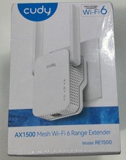 Cudy AX1500 Wi-Fi 6 Range Extender, Wall Plug, WPS, Mesh, RE1500 picture
