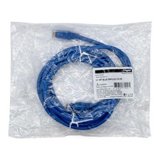 Legrand Quiktron 10ft Cat6 Ethernet Patch Cable Blue Snagless 576-110-010 picture
