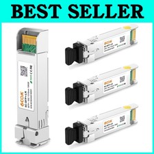 4Pack 10GBase-LR SFP+ Transceivers - Cisco, Ubiquiti, D-Link=**-~ picture