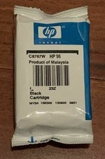 HP 96 Black Original C8767WN Black Ink cartridge for Deskjet Printer OEM Genuine picture