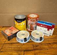 Lot of 160 Blank DVDs – NEW – Fuji Memorex HP – DVD-R 4.7GB Spindles & Packs picture