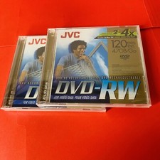 JVC Blank Recordable DVD-R Disc Video Data  120 min. 4.7 GB New Sealed LOT of 2 picture