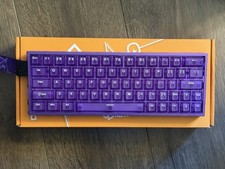IROK MG63 Wired Magnetic Hall Effect Keyboard Aluminum Gaming Keyboard Purple picture