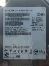 Hitachi Deskstar 7K1000.C 250GB 7200 RPM 8MB SATA 3.0Gb/s 3.5