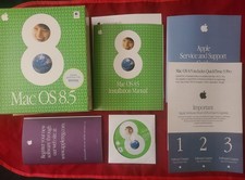 Apple Mac OS 8.5 Operating System - Big Box Retail (CD-ROM, 1998) with Manuals picture
