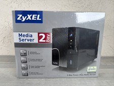 ZyXEL NSA325 Dual Bay NAS Storage, Personal Cloud Storage 8TB Power Adapter Incl picture