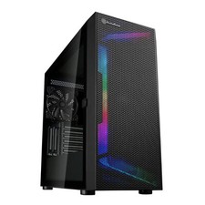 SilverStone SEH1B-G SETA Mid-Tower Case Steel, Chassis And ARGB Lighting picture