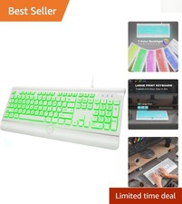 USB Large Print Backlit Keyboard - Perfect for the Visually Impaired & Elderly picture