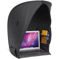 RitzGear Laptop Sun Shade Portable Compact Anti-Glare Screen Hood & Carry Case picture