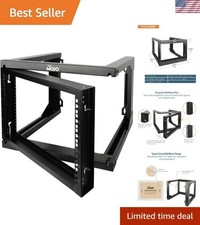 6U Wall Mount Server Rack, Open Frame Network Rack for 19