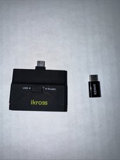 Ikross Micro USB OTG Adapter and USB 2.0 Portable Memory Card Reader -... picture