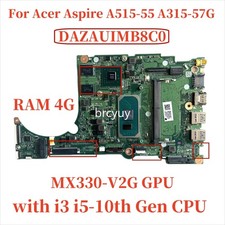 DAZAUIMB8C0 For Acer A515-55 Motherboard With i3 i5 i7 CPU N17S-G3-A1 MX330 picture