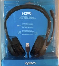 Logitech H390 Over-Head Comfort USB Headset w/ Noise-Canceling Microphone * NEW picture