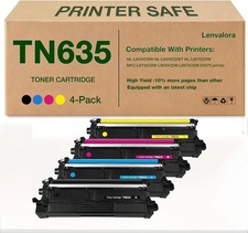 TN635 TN-635XL Toner Cartridge 4-Pack for Brother HL-L8430CDW HL-L8430CDWT HL-L8 picture