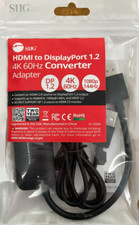 SIIG - CB-H21811-S1 - HDMI to DisplayPort 1.2 4K 60Hz Converter Adapter picture
