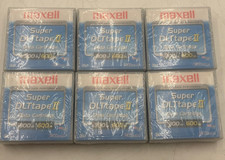 Lot of 6 Maxell Super DLTtape II 300GB / 600GB Sealed - NEW picture