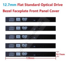 lot 10 12.7mm Flat Standard Bezel Faceplate Front Cover for Laptop Optical Drive picture