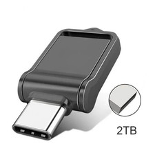 2TB USB 3.0 Type-C OTG Flash Drive Dual USB Metal Memory Stick for PC Phone picture